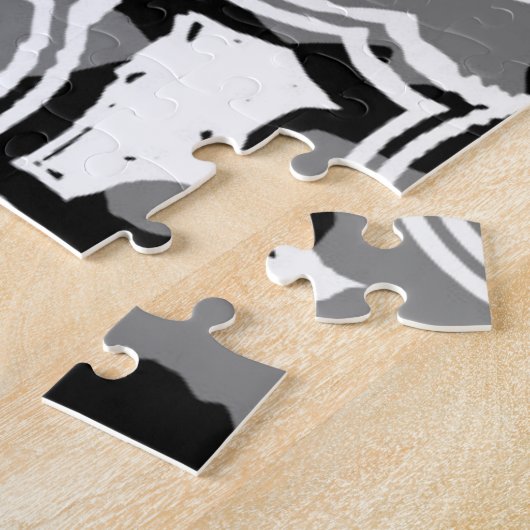 abstracte cirkels puzzel legpuzzel (Zijkant)