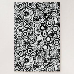 abstracte cirkels puzzel legpuzzel