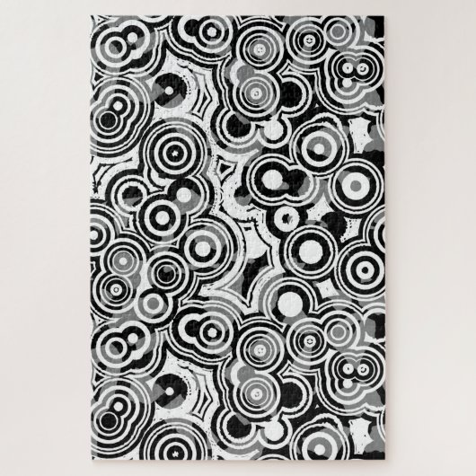 abstracte cirkels puzzel legpuzzel (Verticaal)