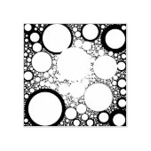 Abstracte cirkels 	rubberstempel (Afrduk)