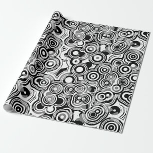 abstracte cirkels voor het verpakken van papier
