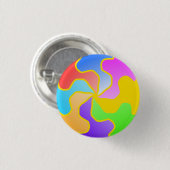 Abstracte cirkelvorm ronde button 3,2 cm (Voorkant /achterkant)