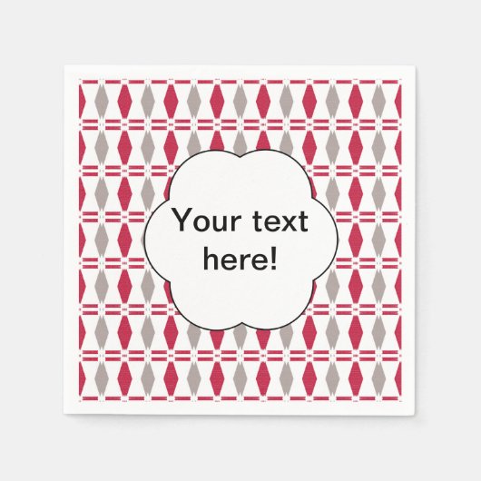 Abstracte clipart van servet (Voorkant)