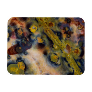 Abstracte close-up van Ocean Jasper Magneet