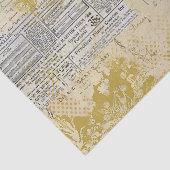 Abstracte  collage tissuepapier (Detail)