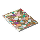 Abstracte Colors Gold Foil-scrapbook Notitieblok (Schuin)