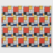Abstracte compositie van Piet Mondriaan Cadeaupapier (Vlak)