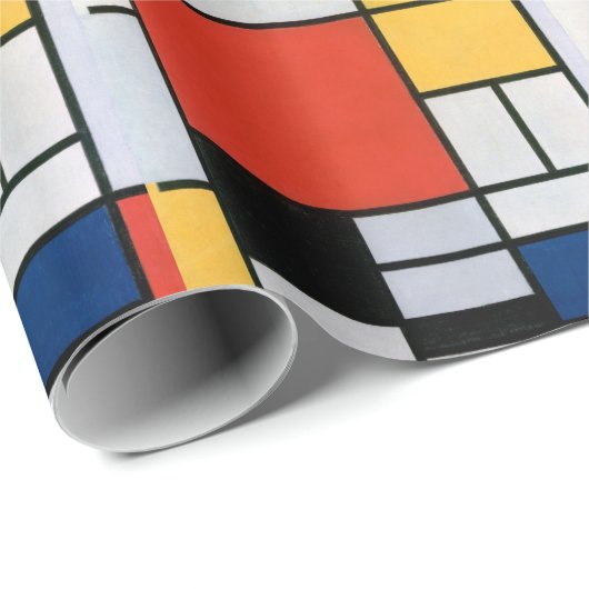  Abstracte compositie van Piet Mondriaan Cadeaupapier (Rol Hoek)