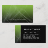 Abstracte computer Visitekaartje groene Hi-Tech (Voorkant / Achterkant)