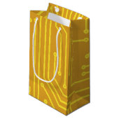 Abstracte computerapparatuur klein cadeauzakje (Voorkant Gekanteld)