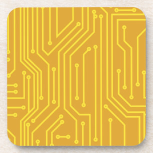 Abstracte computerapparatuur onderzetter