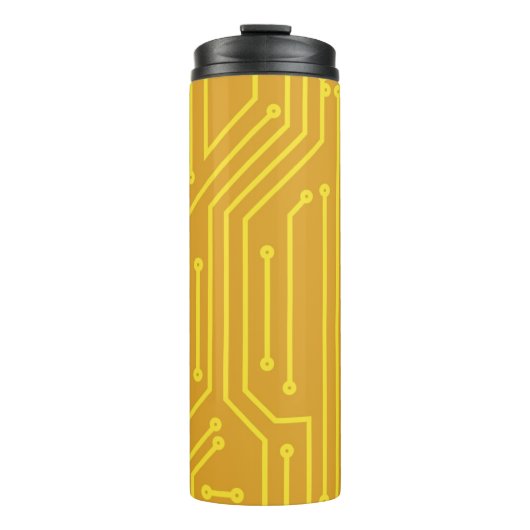 Abstracte computerapparatuur thermosbeker (Voorkant)