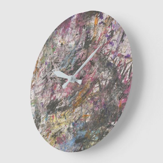 Abstracte "Confetti Too" klok (Hoek)