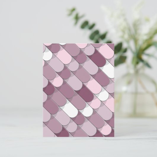 Abstracte constructie (tegel) 2 briefkaart (Staand voorkant)