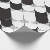 Abstracte constructie (tegel) cadeaupapier (Hoek)