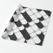 Abstracte constructie (tegel) cadeaupapier (Uitgerold)