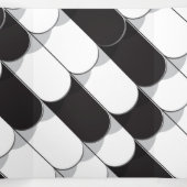 Abstracte constructie (tegel) drieluik wenskaart (Binnenkant midden)