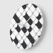 Abstracte constructie (tegel) grote klok (Hoek)