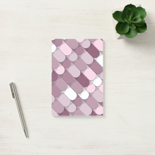 Abstracte constructie (tegels) 2 post-it® notes (Kantoor)