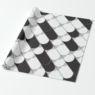 Abstracte constructie (tegels) cadeaupapier