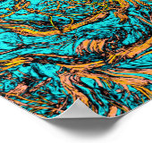 ABSTRACTE COOL-kunst Poster (Hoek)