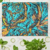 ABSTRACTE COOL-kunst Theedoek (Gevouwen)