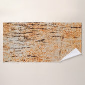 Abstracte corrosieve achtergrond van roestvrij met badhanddoek (Badhanddoek)