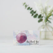 *~* Abstracte Cosmo Stars Waterverf Sky Universe Visitekaartje (Staand voorkant)