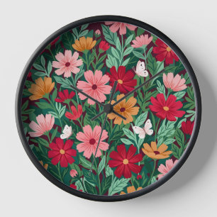 Abstracte Cosmos Bloemen Vlinders Kunst Klokken
