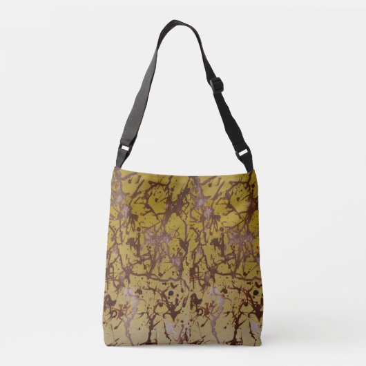 Abstracte crossbody tas (Achterkant)