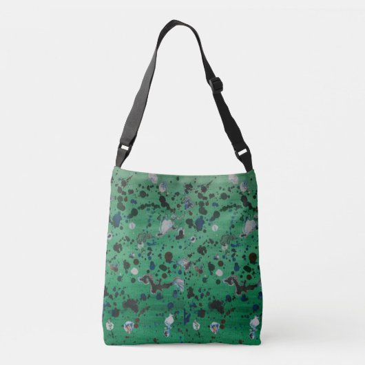 Abstracte crossbody tas (Achterkant)