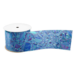 Abstracte Crystal Turquoise en Blue Lint