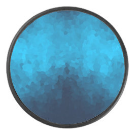 Abstracte Crystallized Blue Background Hockey Puck