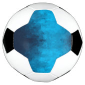 Abstracte Crystallized Blue Background Voetbal (Gedraaid)