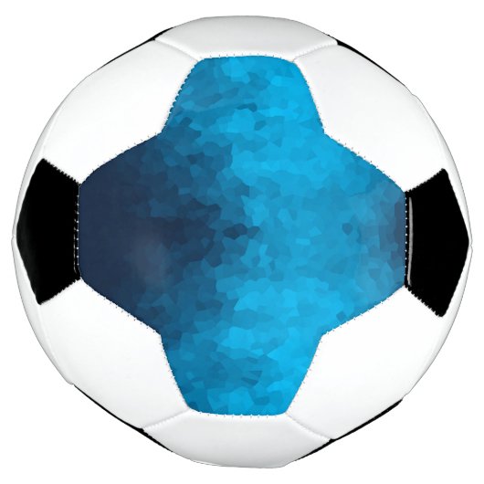 Abstracte Crystallized Blue Background Voetbal (Gedraaid)