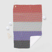 Abstracte Cupioromantische Pride Flag Golfhanddoek (Insitu)