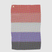 Abstracte Cupioromantische Pride Flag Golfhanddoek (Voorkant)