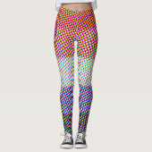 Abstracte Cupioromantische Pride Flag Leggings (Voorkant)