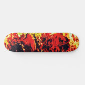 Abstracte Custom Street Art Geïnspireerd Fire Swir Skateboard (Horizontaal)
