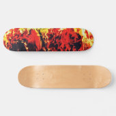 Abstracte Custom Street Art Geïnspireerd Fire Swir Skateboard (Horizontaal)