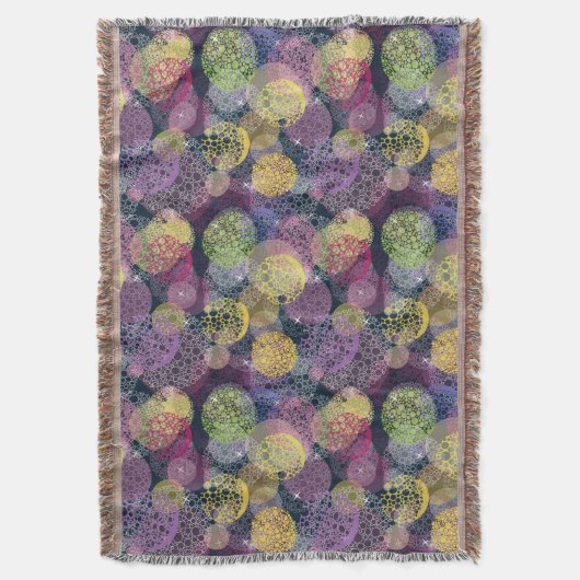 Abstracte Cute Polka Dot Circle Deken (Voorkant Verticaal)