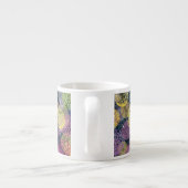 Abstracte Cute Polka Dot Circle Espresso Kop (Achterkant)