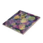 Abstracte Cute Polka Dot Circle Tegeltje (Zijkant)