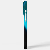 Abstracte cyaan, magenta en zwarte dynamische iPho Case-Mate iPhone Case (Achterkant / Links)