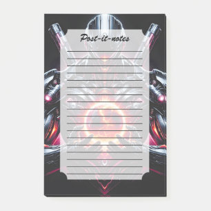 Abstracte Cyber Kosmische Gardiaan Futuristische R Post-it® Notes