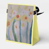 Abstracte Daffodils Favor Box Bedankdoosjes (Achterkant)