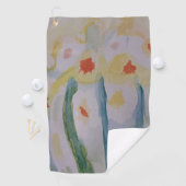 Abstracte Daffodils Golfhanddoek (Insitu)