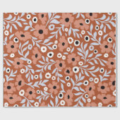 Abstracte dagbloemen  achtergrond. Klein Cadeaupapier (Vlak)