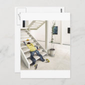 Abstracte dagelijkse klikbeurten briefkaart (Voorkant / Achterkant)