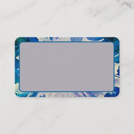 abstracte Daisy visitekaartjes (Voorkant)